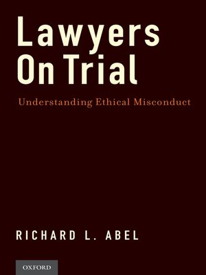 cover image of Lawyers on Trial